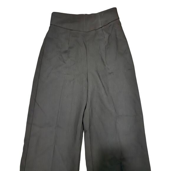 Commense Black Wide Leg High Waist Pants Women’s Size Small Dress Work Trousers - Picture 2 of 7